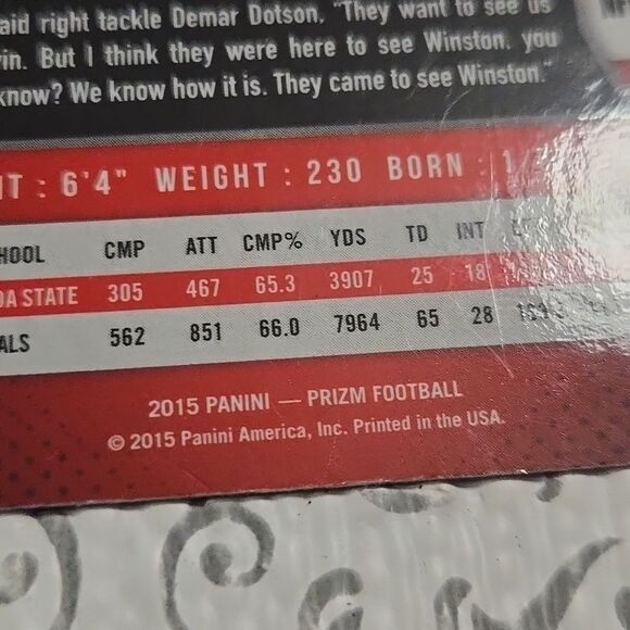 Prizm Football Card Panini 2015 Baseball Cards Topps 30 Piece Lot - Picture 7 of 8